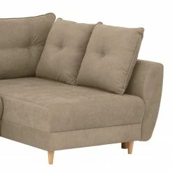 Norrwood Ecksofa Cab - Microfaser - Microfaser Enza: Hellbeige - Longchair davorstehend rechts -WOHNZIMMERMÖBEL Verkäufe 1000266779 210527 11181700330 DETAILS P000000001000266779