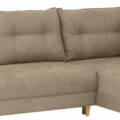 Norrwood Ecksofa Cab - Microfaser - Microfaser Enza: Hellbeige - Longchair davorstehend rechts -WOHNZIMMERMÖBEL Verkäufe 1000266779 210527 11181700331 DETAILS P000000001000266779