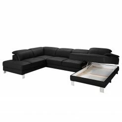 Loftscape Wohnlandschaft Bussy - Echtleder - Echtleder Moja: Schwarz - Longchair davorstehend rechts / Ottomane links - Mit Schlaffunktion 18 Loftscape Wohnlandschaft Bussy - Echtleder - Echtleder Moja: Schwarz - Longchair davorstehend rechts / Ottomane links - Mit Schlaffunktion -WOHNZIMMERMÖBEL Verkäufe 1000266810 210527 11183900575 DETAILS P000000001000266810