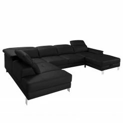 Loftscape Wohnlandschaft Bussy - Echtleder - Echtleder Moja: Schwarz - Longchair davorstehend rechts / Ottomane links - Mit Schlaffunktion 20 Loftscape Wohnlandschaft Bussy - Echtleder - Echtleder Moja: Schwarz - Longchair davorstehend rechts / Ottomane links - Mit Schlaffunktion -WOHNZIMMERMÖBEL Verkäufe 1000266810 210527 11183900577 DETAILS P000000001000266810