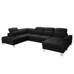 Loftscape Wohnlandschaft Bussy - Echtleder - Echtleder Moja: Schwarz - Longchair davorstehend rechts / Ottomane links - Mit Schlaffunktion 22 Loftscape Wohnlandschaft Bussy - Echtleder - Echtleder Moja: Schwarz - Longchair davorstehend rechts / Ottomane links - Mit Schlaffunktion -WOHNZIMMERMÖBEL Verkäufe 1000266810 210527 11183900579 DETAILS P000000001000266810