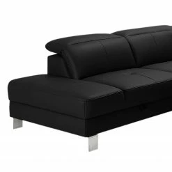 Loftscape Wohnlandschaft Bussy - Echtleder - Echtleder Moja: Schwarz - Longchair davorstehend rechts / Ottomane links - Mit Schlaffunktion 24 Loftscape Wohnlandschaft Bussy - Echtleder - Echtleder Moja: Schwarz - Longchair davorstehend rechts / Ottomane links - Mit Schlaffunktion -WOHNZIMMERMÖBEL Verkäufe 1000266810 210527 11184000581 DETAILS P000000001000266810