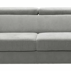 Loftscape Ecksofa Cadima I - Microfaser - Microfaser Enza: Grau - Ottomane davorstehend rechts - Mit Schlaffunktion -WOHNZIMMERMÖBEL Verkäufe 1000266894 210527 11203401535 DETAILS P000000001000266894