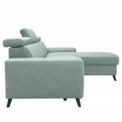 Loftscape Ecksofa Cadima II - Webstoff - Webstoff Cavo: Pastellblau - Longchair davorstehend rechts - Mit Schlaffunktion -WOHNZIMMERMÖBEL Verkäufe 1000266917 210527 11205801796 DETAILS P000000001000266917