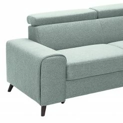 Loftscape Ecksofa Cadima II - Webstoff - Webstoff Cavo: Pastellblau - Longchair davorstehend rechts - Mit Schlaffunktion -WOHNZIMMERMÖBEL Verkäufe 1000266917 210527 11205801799 DETAILS P000000001000266917