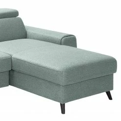 Loftscape Ecksofa Cadima II - Webstoff - Webstoff Cavo: Pastellblau - Longchair davorstehend rechts - Mit Schlaffunktion -WOHNZIMMERMÖBEL Verkäufe 1000266917 210527 11205801801 DETAILS P000000001000266917