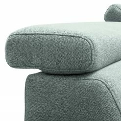 Loftscape Ecksofa Cadima II - Webstoff - Webstoff Cavo: Pastellblau - Longchair davorstehend rechts - Mit Schlaffunktion -WOHNZIMMERMÖBEL Verkäufe 1000266917 210527 11205801802 DETAILS P000000001000266917