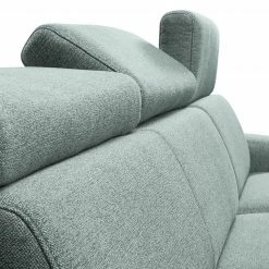 Loftscape Ecksofa Cadima II - Webstoff - Webstoff Cavo: Pastellblau - Longchair davorstehend rechts - Mit Schlaffunktion -WOHNZIMMERMÖBEL Verkäufe 1000266917 210527 11205801803 DETAILS P000000001000266917