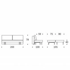 Innovation Möbel Schlafsofa Achillas - Webstoff - Lichtgrau 17 Innovation Möbel Schlafsofa Achillas - Webstoff - Lichtgrau -WOHNZIMMERMÖBEL Verkäufe 1000267142 210715 14034900121 SKETCH DETAILS P000000001000267142 sketch