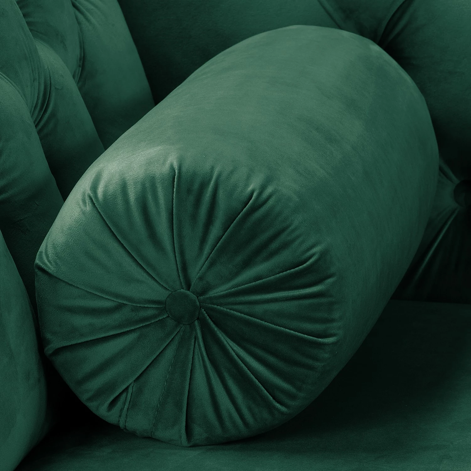 Ridgevalley Recamiere Dale - Samt Ravi: Antikgrün - Armlehne davorstehend links 12 Ridgevalley Recamiere Dale - Samt Ravi: Antikgrün - Armlehne davorstehend links – Bild 12