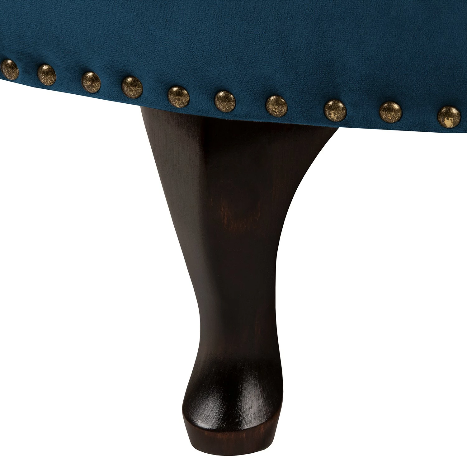 Ridgevalley Polsterhocker Dale - Samt Ravi: Marineblau 7 Ridgevalley Polsterhocker Dale - Samt Ravi: Marineblau – Bild 7