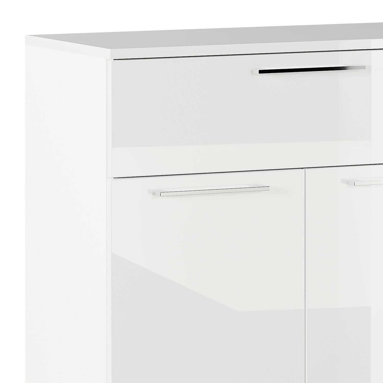 Germania Kommode Sunnyvale - Hochglanz Weiß / Matt Weiß 7 Germania Kommode Sunnyvale - Hochglanz Weiß / Matt Weiß – Bild 7