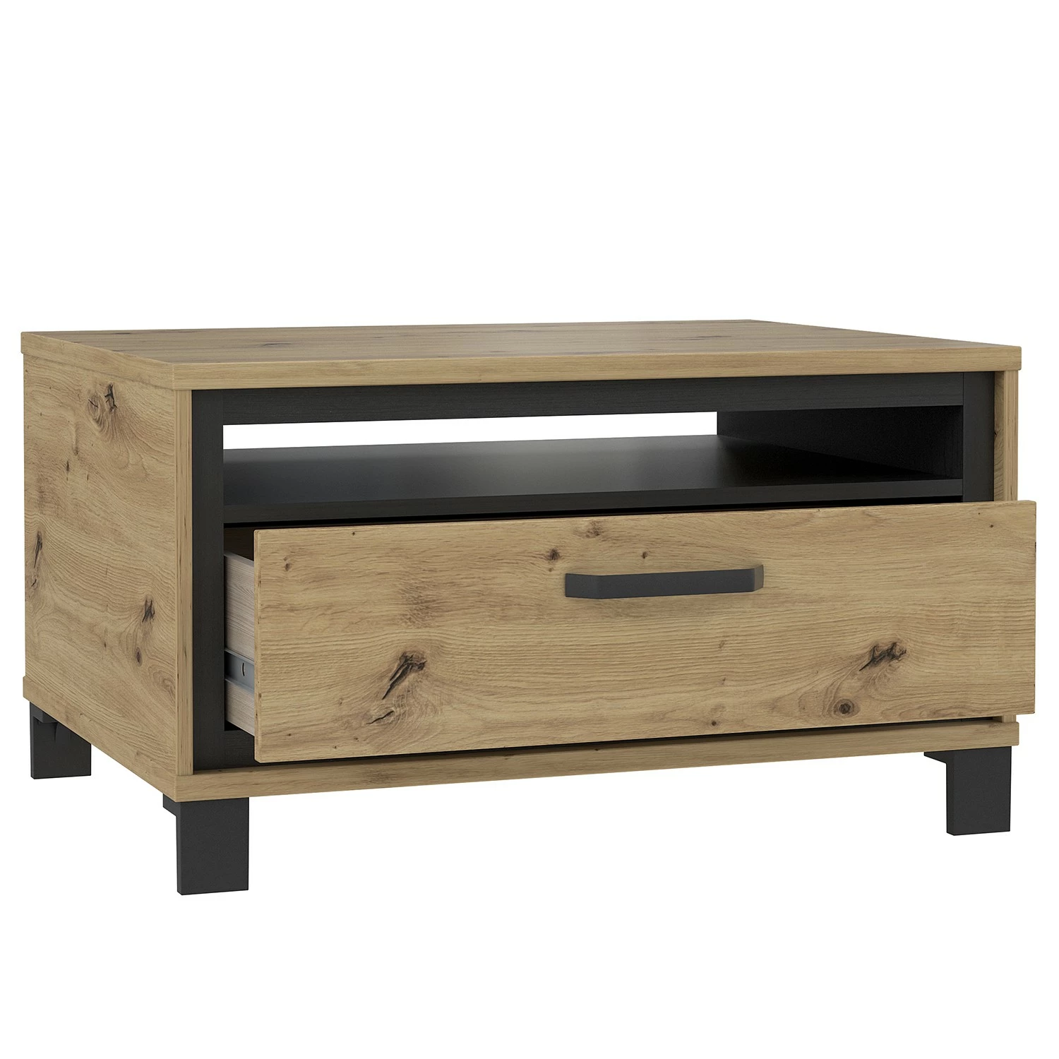 Red Living Couchtisch Egan I - Eiche Artisan Dekor / Eiche Schwarz Dekor 3 Red Living Couchtisch Egan I - Eiche Artisan Dekor / Eiche Schwarz Dekor – Bild 3