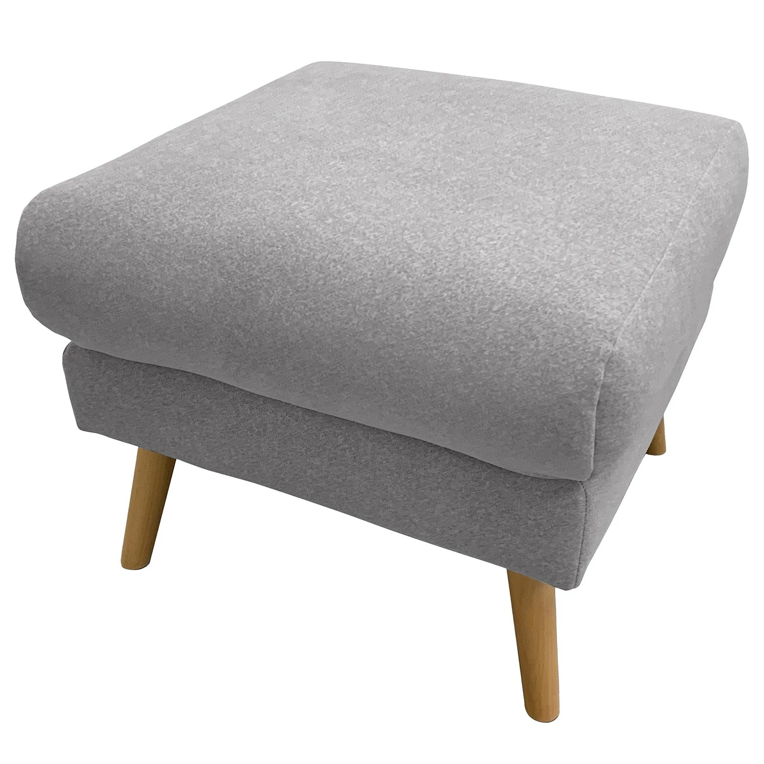 Norrwood Polsterhocker Lucinda - Webstoff - Webstoff Hanabi: Hellgrau - Beige 3 Norrwood Polsterhocker Lucinda - Webstoff - Webstoff Hanabi: Hellgrau - Beige – Bild 3