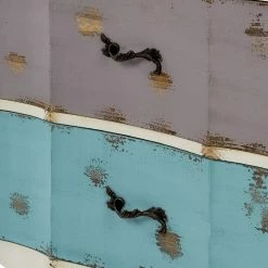 Ridgevalley Kommode Rusper - Tanne massiv - Vintage Weiß / Mehrfarbig -WOHNZIMMERMÖBEL Verkäufe 1000270690 210602 06133400147 DETAILS P000000001000270690