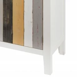 Ridgevalley Kommode Souper - Eukalyptus massiv - Weiß / Schwarz -WOHNZIMMERMÖBEL Verkäufe 1000270703 210602 06134200231 DETAILS P000000001000270703