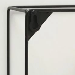 Boltze Wandregal Tjorge II - Metall - Schwarz / Braun -WOHNZIMMERMÖBEL Verkäufe 1000270764 210709 14011900045 DETAILS P000000001000270764