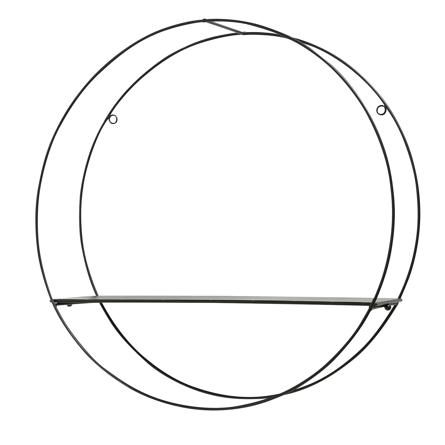 Boltze Wandregal Franco II (3er-Set) - Metall - Schwarz 2 Boltze Wandregal Franco II (3er-Set) - Metall - Schwarz – Bild 2