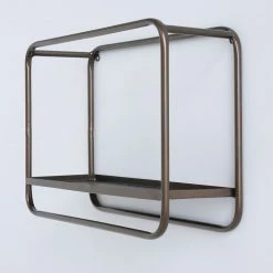 Boltze Wandregal Bruni (2er-Set) - Metall - Braun 7 Boltze Wandregal Bruni (2er-Set) - Metall - Braun -WOHNZIMMERMÖBEL Verkäufe 1000270822 210709 14012200083 DETAILS P000000001000270822