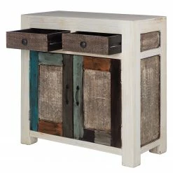 Wolf-Möbel Kommode Goa White - Mango teilmassiv - Mango Vintage Weiß -WOHNZIMMERMÖBEL Verkäufe 1000271076 220406 031 DETAILS P000000001000271076