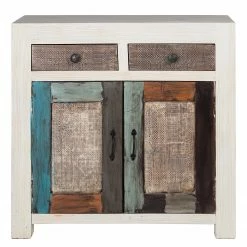 Wolf-Möbel Kommode Goa White - Mango teilmassiv - Mango Vintage Weiß -WOHNZIMMERMÖBEL Verkäufe 1000271076 220406 033 DETAILS P000000001000271076