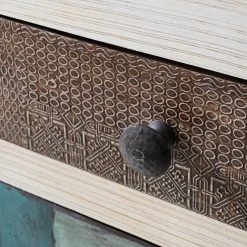 Wolf-Möbel Kommode Goa White - Mango teilmassiv - Mango Vintage Weiß -WOHNZIMMERMÖBEL Verkäufe 1000271076 220621 031 DETAILS P000000001000271076