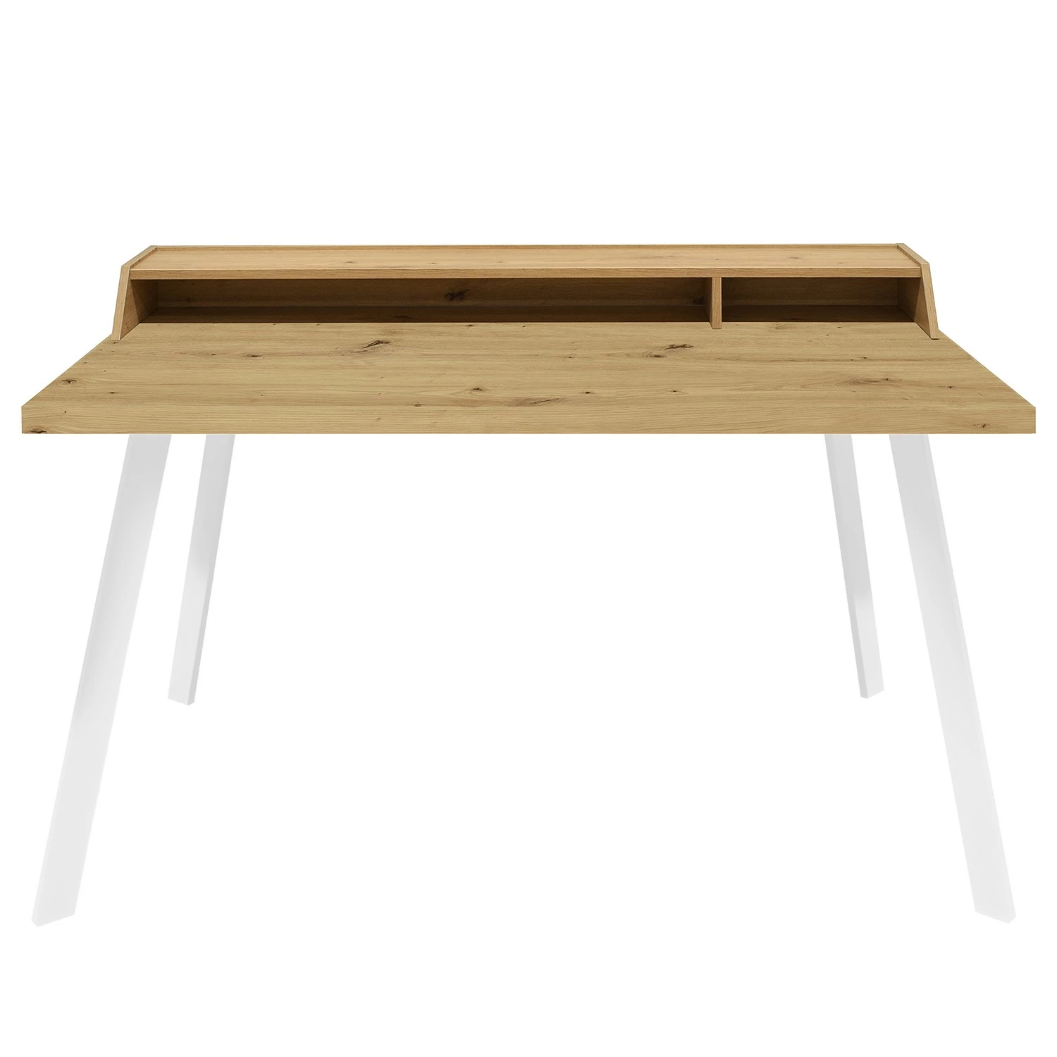 Furnitive Schreibtisch Unieux V - Asteiche Dekor - Weiß 2 Furnitive Schreibtisch Unieux V - Asteiche Dekor - Weiß – Bild 2