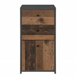 Loftscape Kommode Rison I - Dunkelgrau / Altholz Dekor -WOHNZIMMERMÖBEL Verkäufe 1000272359 210819 07024100017 DETAILS P000000001000272359