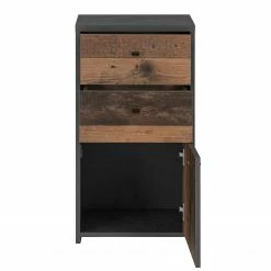 Loftscape Kommode Rison I - Dunkelgrau / Altholz Dekor -WOHNZIMMERMÖBEL Verkäufe 1000272359 210819 07024100018 DETAILS P000000001000272359