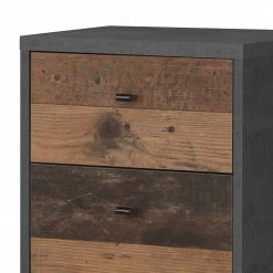 Loftscape Kommode Rison I - Dunkelgrau / Altholz Dekor -WOHNZIMMERMÖBEL Verkäufe 1000272359 210819 07025000178 DETAILS P000000001000272359