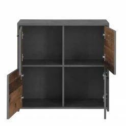 Loftscape Kommode Rison II - Dunkelgrau / Altholz Dekor -WOHNZIMMERMÖBEL Verkäufe 1000272364 210819 07024300045 DETAILS P000000001000272364