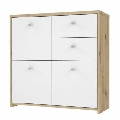 Loftscape Kommode Rison III - Eiche Artisan Dekor / Weiß