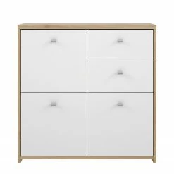 Loftscape Kommode Rison III - Eiche Artisan Dekor / Weiß -WOHNZIMMERMÖBEL Verkäufe 1000272367 210819 07024300061 DETAILS P000000001000272367