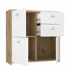 Loftscape Kommode Rison III - Eiche Artisan Dekor / Weiß -WOHNZIMMERMÖBEL Verkäufe 1000272367 210819 07024300063 DETAILS P000000001000272367