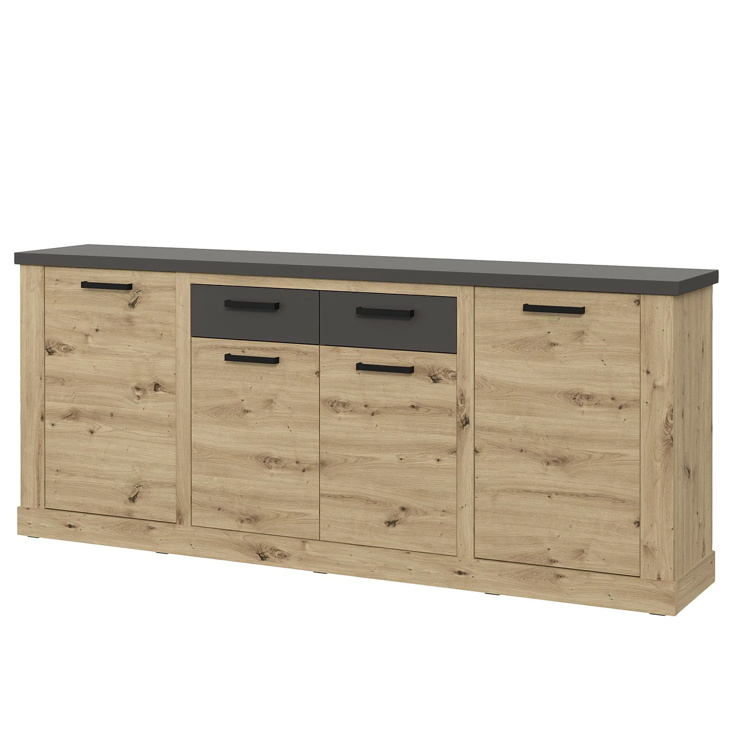 Ridgevalley Sideboard Moro II - Eiche Artisan Dekor / Grau 1 Ridgevalley Sideboard Moro II - Eiche Artisan Dekor / Grau
