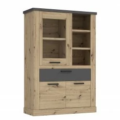 Ridgevalley Highboard Moro II - Eiche Artisan Dekor / Grau
