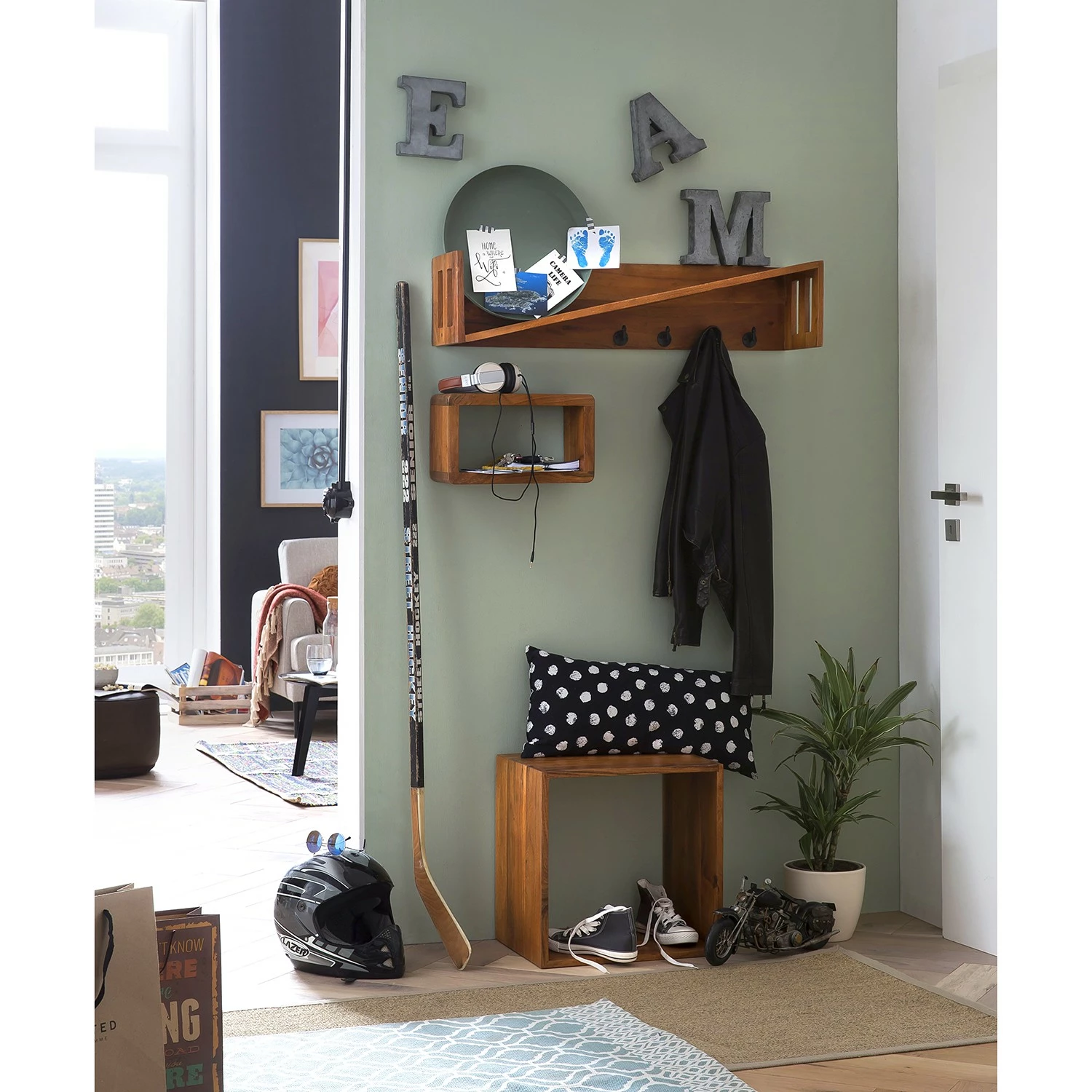 Naturoo Beistelltisch Hawley I - Akazie massiv 2 Naturoo Beistelltisch Hawley I - Akazie massiv – Bild 2