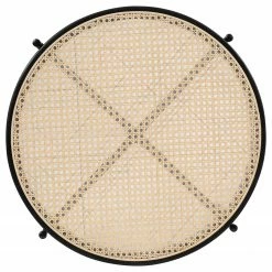 Studio Copenhagen Couchtisch Cyra - Rattan / Metall - Rattan / Schwarz -WOHNZIMMERMÖBEL Verkäufe 1000273445 220420 042 DETAILS P000000001000273445