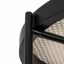 Studio Copenhagen Couchtisch Cyra - Rattan / Metall - Rattan / Schwarz -WOHNZIMMERMÖBEL Verkäufe 1000273445 220420 050 DETAILS P000000001000273445