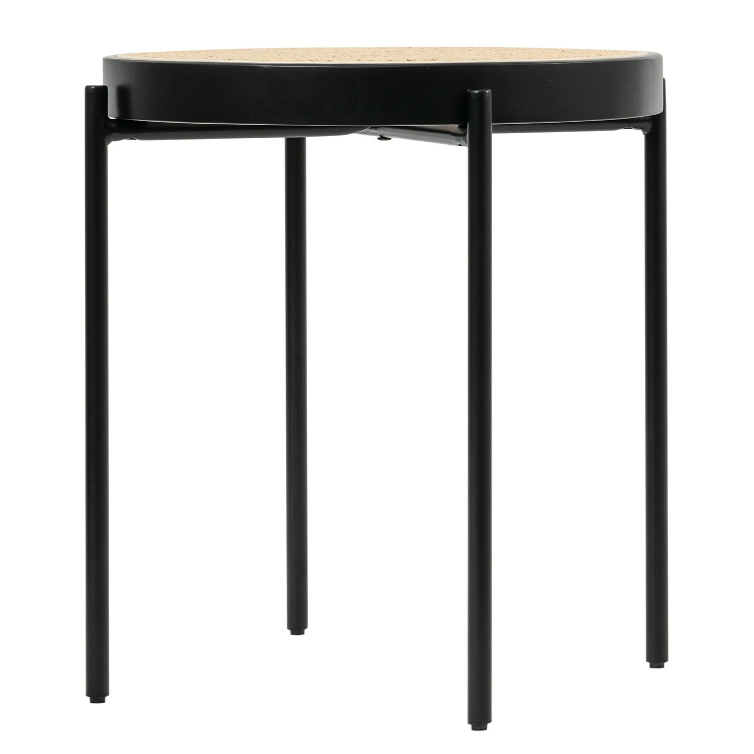 Studio Copenhagen Beistelltisch Cyra - Rattan / Metall - Rattan / Schwarz 3 Studio Copenhagen Beistelltisch Cyra - Rattan / Metall - Rattan / Schwarz – Bild 3