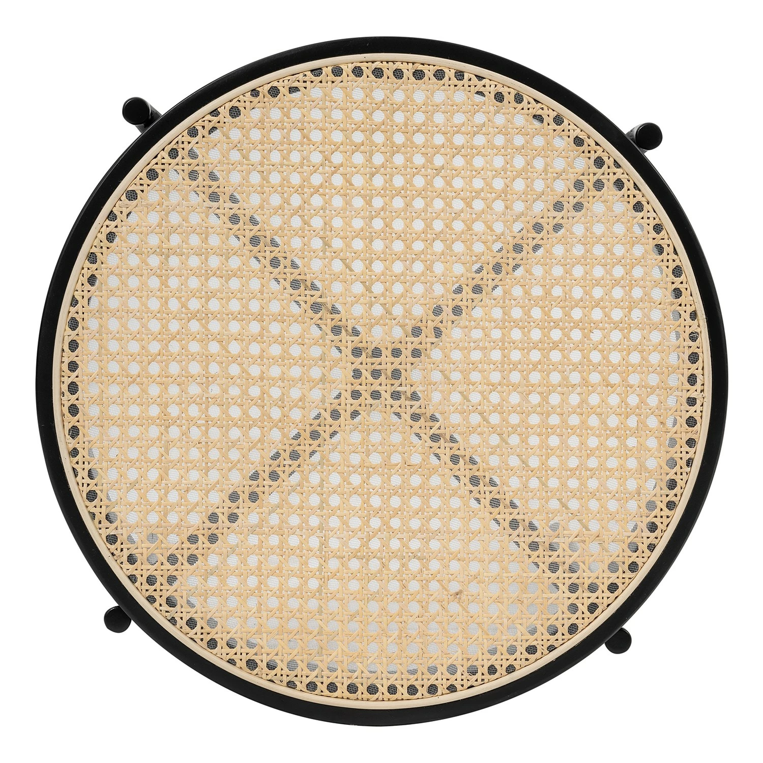 Studio Copenhagen Beistelltisch Cyra - Rattan / Metall - Rattan / Schwarz 5 Studio Copenhagen Beistelltisch Cyra - Rattan / Metall - Rattan / Schwarz – Bild 5