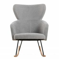 Mørteens Schaukelstuhl Felin - Webstoff / Metall & Buche massiv - Grau / Schwarz & Buche 22 Mørteens Schaukelstuhl Felin - Webstoff / Metall & Buche massiv - Grau / Schwarz & Buche -WOHNZIMMERMÖBEL Verkäufe 1000273480 220420 030 DETAILS P000000001000273480