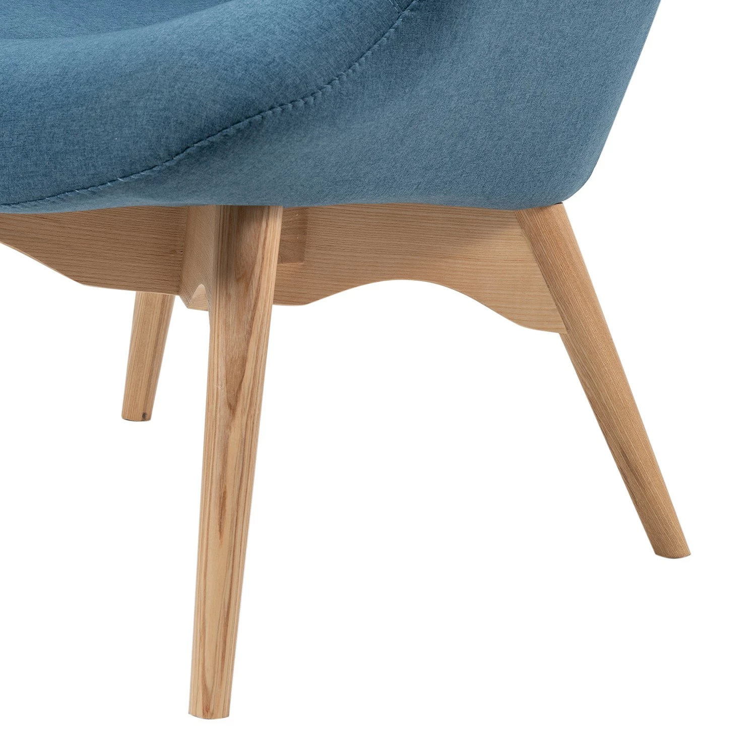 Mørteens Sessel Gimli - Webstoff / Esche massiv - Jeansblau 8 Mørteens Sessel Gimli - Webstoff / Esche massiv - Jeansblau – Bild 8