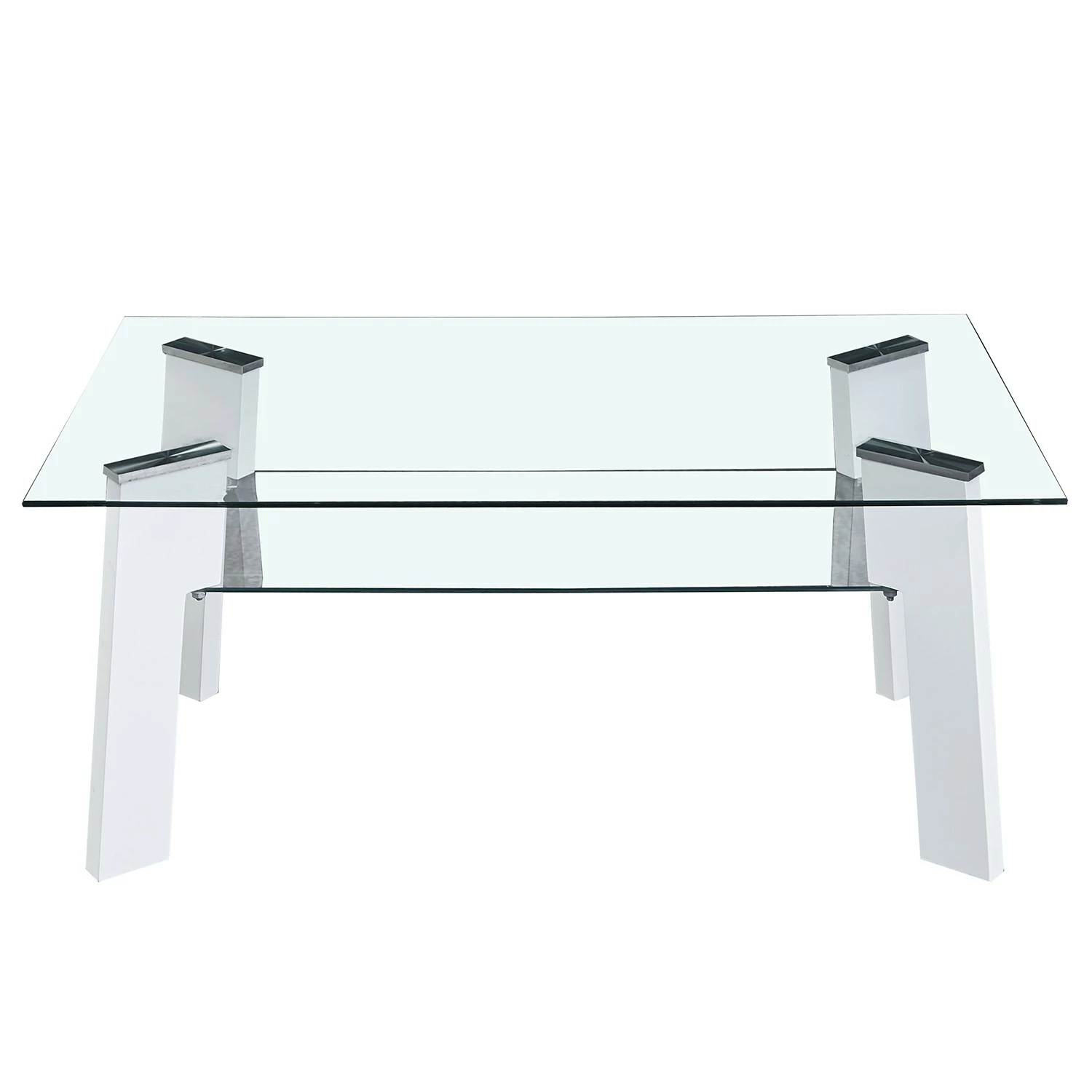 Loftscape Couchtisch Aken - Glas - Hochglanz Weiß 3 Loftscape Couchtisch Aken - Glas - Hochglanz Weiß – Bild 3