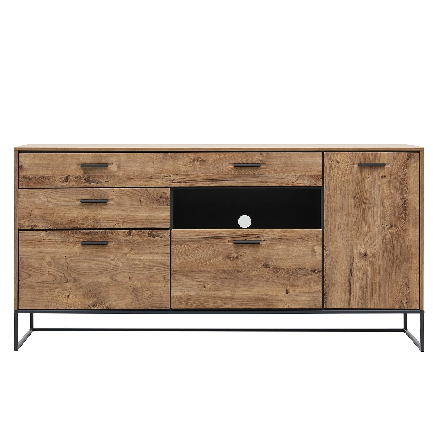 Red Living Sideboard Meevoo II - Eiche Rustikal Dekor / Graphit 7 Red Living Sideboard Meevoo II - Eiche Rustikal Dekor / Graphit – Bild 7