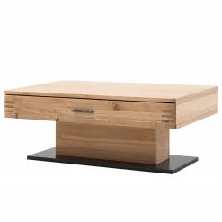 Loftscape Couchtisch Salvo - Echtholzfurnier - Balkeneiche Bianco / Grau