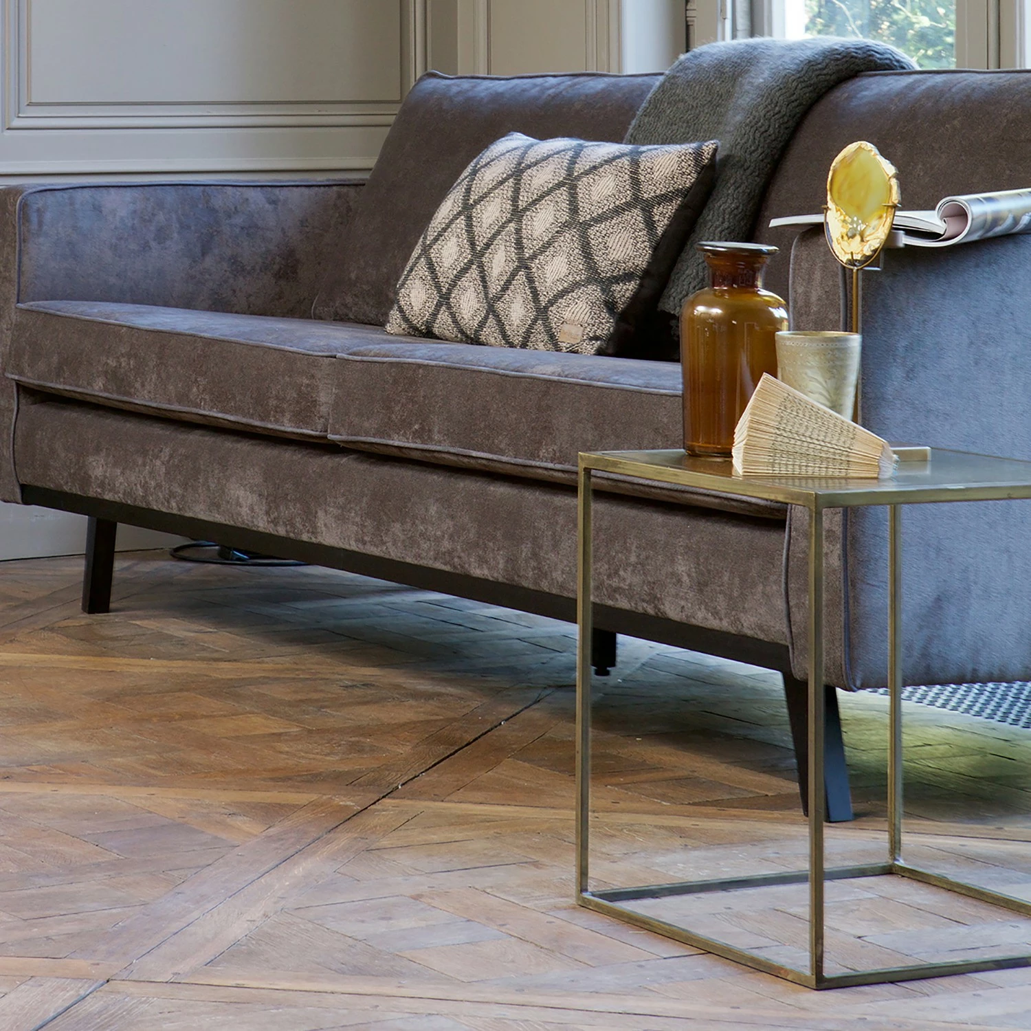 Red Living Beistelltisch Goon (2er-Set) - Metall - Antik Gold 8 Red Living Beistelltisch Goon (2er-Set) - Metall - Antik Gold – Bild 8