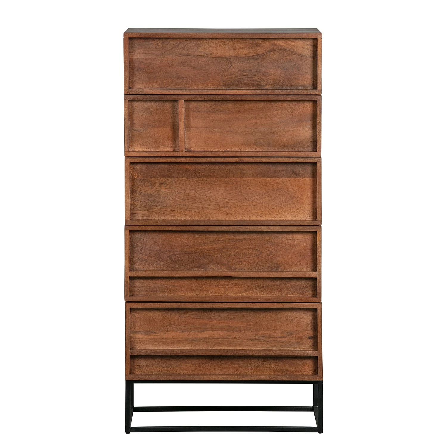 Red Living Kommode Borro I - Mango massiv / Metall - Mango / Schwarz 4 Red Living Kommode Borro I - Mango massiv / Metall - Mango / Schwarz – Bild 4