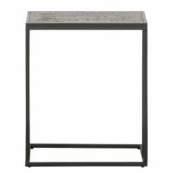 Red Living Beistelltisch Filley II - Altholz Teak / Metall - Teak / Schwarz -WOHNZIMMERMÖBEL Verkäufe 1000275671 210630 12481600324 DETAILS P000000001000275671