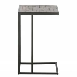 Red Living Beistelltisch Filley II - Altholz Teak / Metall - Teak / Schwarz -WOHNZIMMERMÖBEL Verkäufe 1000275671 210630 12481600325 DETAILS P000000001000275671